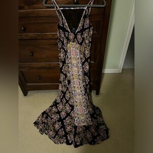 Free People Long Floral Dress